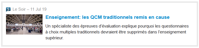 QCM et égalité Filles / Garçons